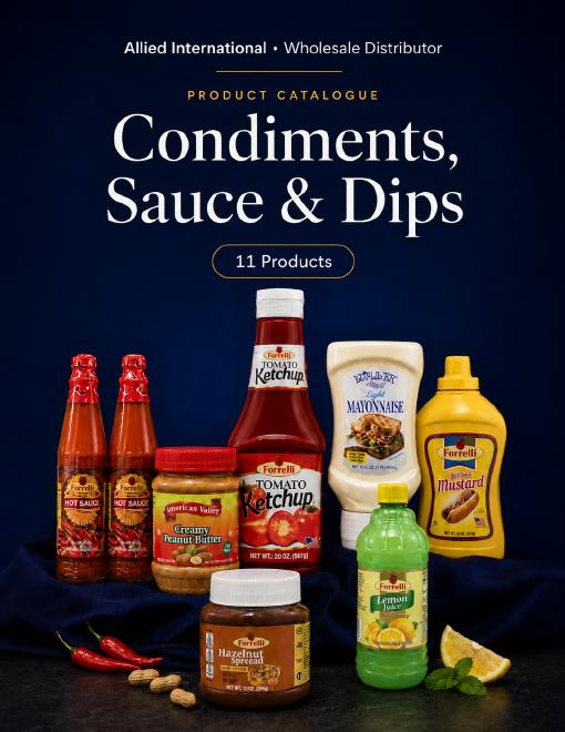 Condiments, Sauces & Dips