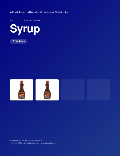 Syrup