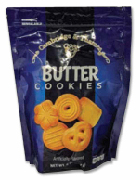 Danish Style Butter Cookies 5oz Stand-up Bag