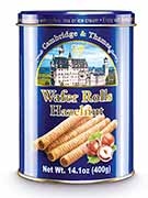 Hazelnut Flavored Cream Wafer Rolls 14oz