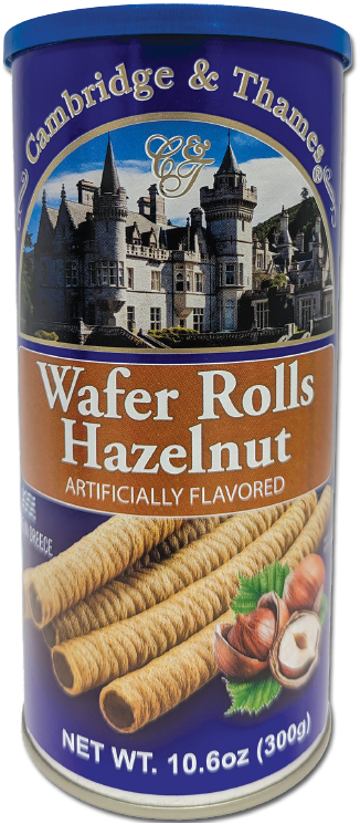 Hazelnut Wafer Rolls 10.6oz