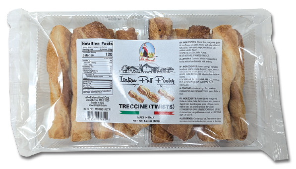 Twists (Treccine) Puff Pastry