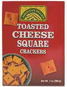 Toasted Cheese Square Crackers