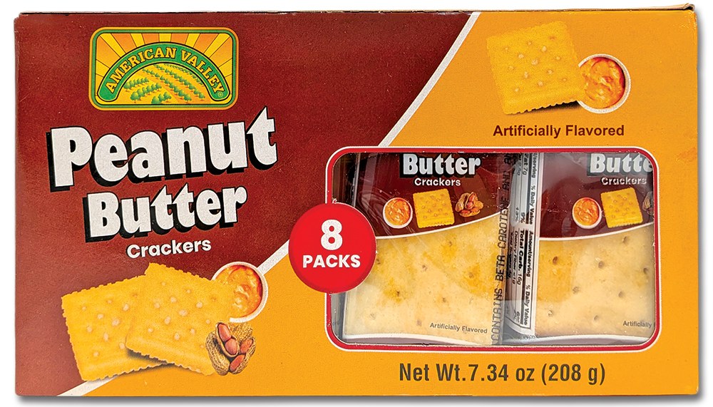 Peanut Butter Crackers 8-Pack Box