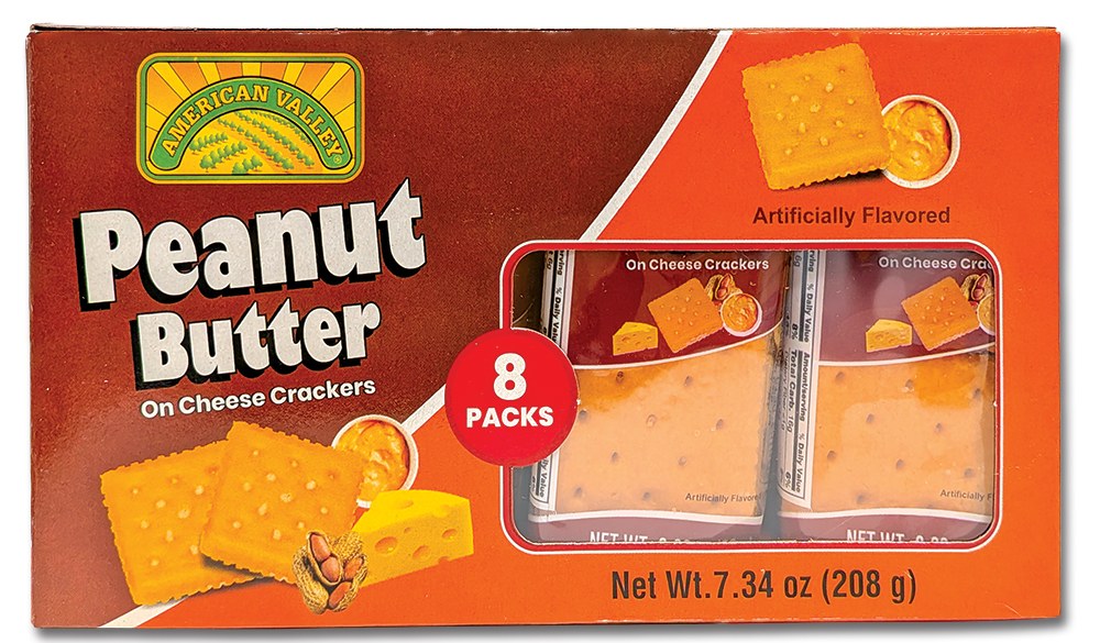 Peanut Butter on Cheeze Crackers 8-Pack Box