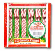 Red & White Peppermint Candy Canes