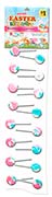 Easter Strawberry Cream Strip Lollipops