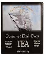 Gourmet Earl Grey Tea Bags with Tag