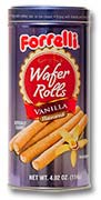 Vanilla Wafer Rolls