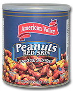 Red Skin Peanuts 1lb.(16.0oz). - 454g Can