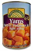 Yams in Light Syrup