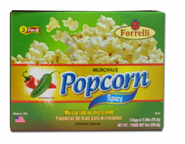 Spicy Flavor Microwave Popcorn
