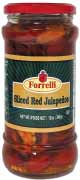 Forrelli Sliced Red Jalapeños