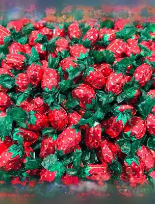 Filled Strawberry Candies, Bulk Pack