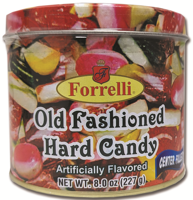 Center Filled Old Fashion Hard Candy (Metal Canister)