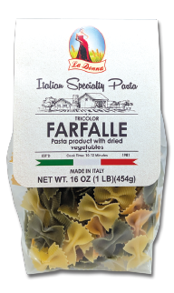 Tricolor Farfalle