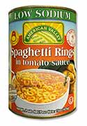 Spaghetti Rings in Tomato Sauce