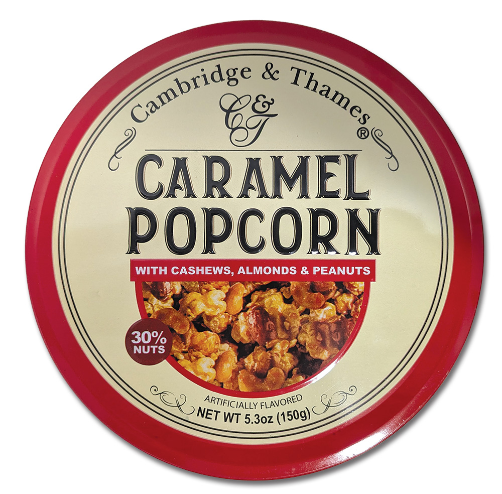 Caramel Popcorn with 30% Nuts (Cashews, Almonds, Peanuts)