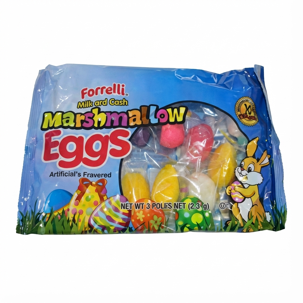 Marshmallow Eggs 10 ct.Individually Wrapped