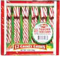 Candy Cane 12-Count Pack Peppermint (Red & White)