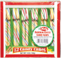 Candy Cane 12-Count Pack Rainbow Cherry